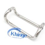 curve handle for glass door