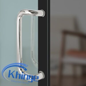 curve handle for glass door