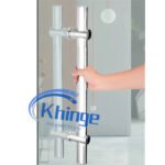 oval ellipse glass door handle