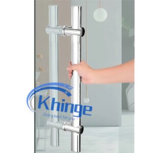 oval ellipse glass door handle