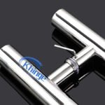 h stainless steel glass door bar handle