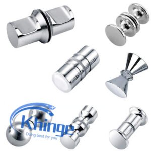 bathroom glass door knob handles