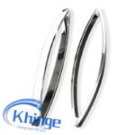 curve shape moon style glass doorhandle