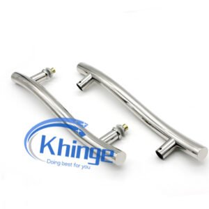 s shape glass door modern handles