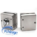 glass door square lock double sizes