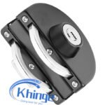 double bolts glass door lock