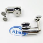 stainless steel sliding barn glass door partition kit