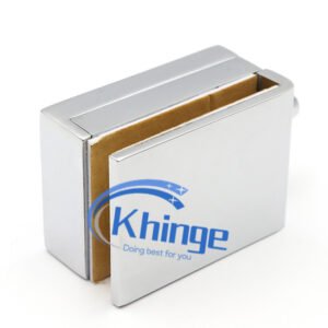 single size glass door lock with ground hole