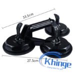 glass suction triple cups vacuum lifter